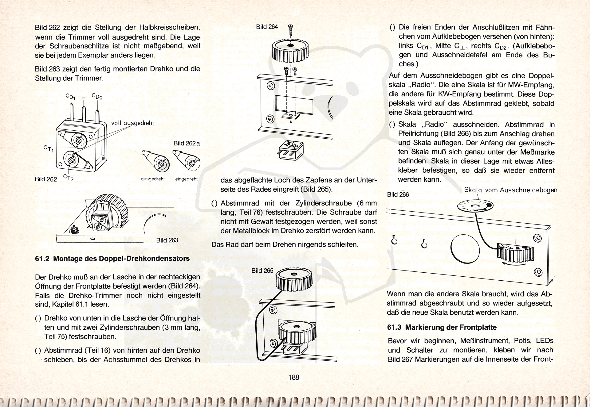 Kosmos Elektronik Labor E200 Handbuch Seite 188